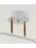 Люстра потолочная E27*3*60W белый, золото