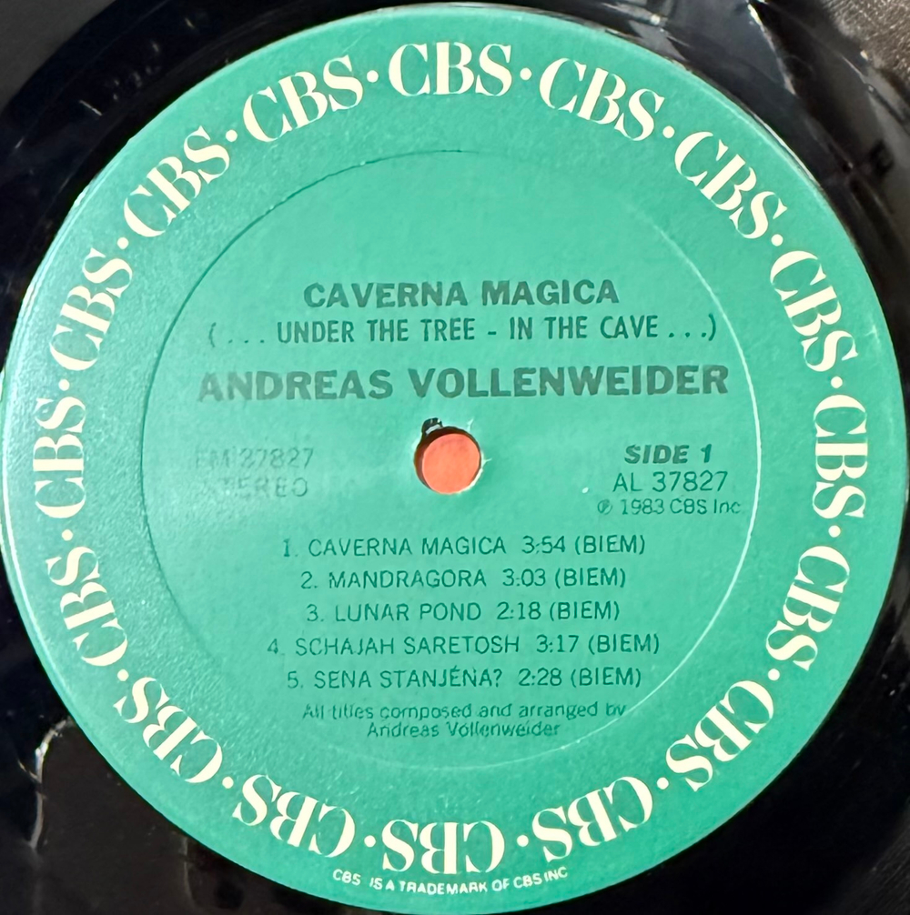 Виниловая пластинка Andreas Vollenweider ‎– Caverna Magica LP