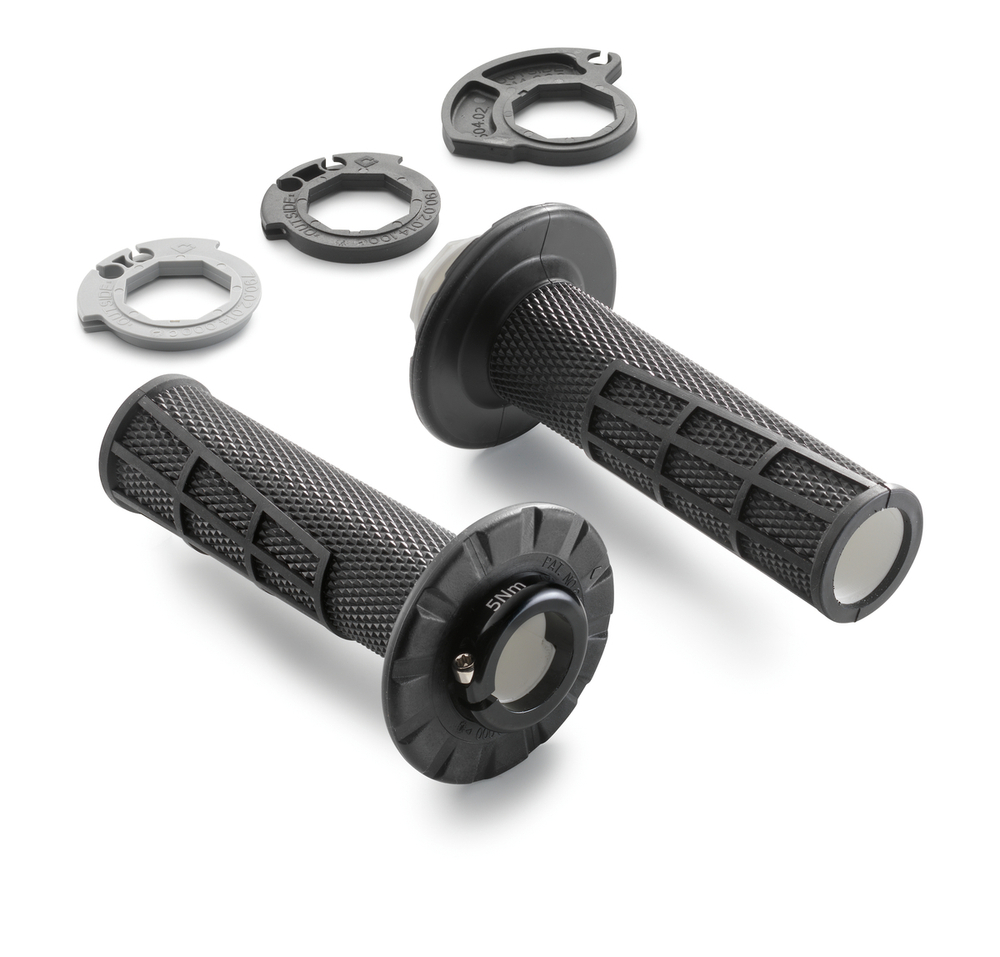 Грипсы Lock-on с открытым торцом черные KTM, GG, HUSQ