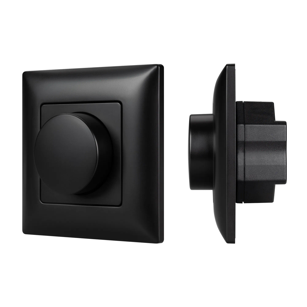 INTELLIGENT ARLIGHT Роторная панель SMART-TRIAC-601-32-DIM-IN Black (230V, 1.5A, 2.4G) (IARL, IP20 Пластик, 5 лет) 054201