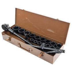 Набор инструментов ударных 21пр. 3/4''(6гр.) FORSTIME FT-6212-5MPB
