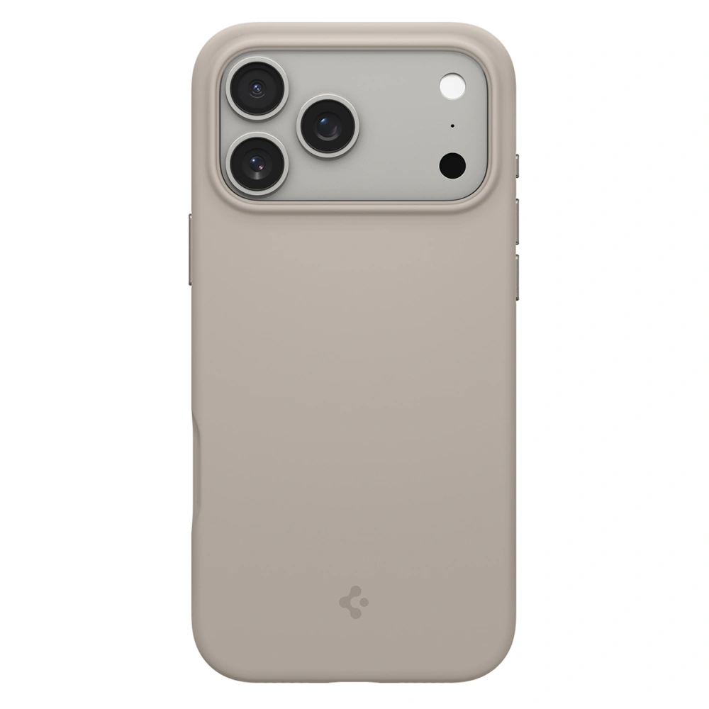 Чехол Spigen Silicone Fit Magsafe для iPhone 17 Pro Max бежевый