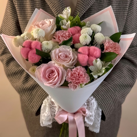 Букет "Нежная валентинка"