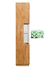 Шкаф с витриной из массива дуба Parma-1