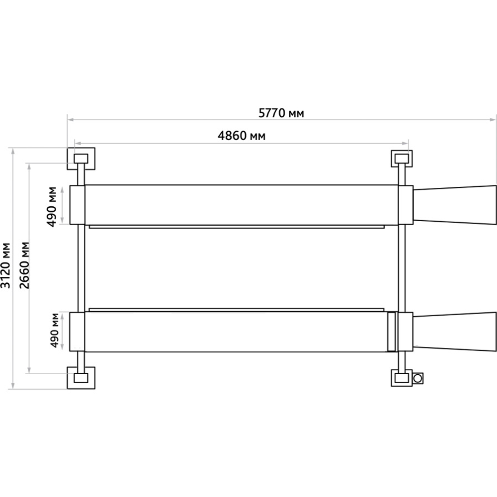 ПГ4-4,5 С (М) Подъемник 4-х стоечн. слесарный, 4.5 т