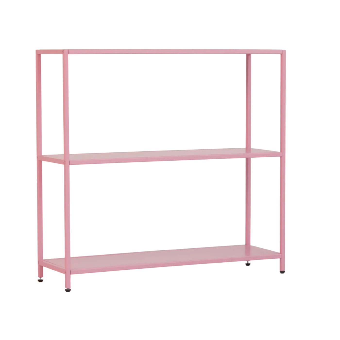 Стеллаж металлический 75х80х25, розовый