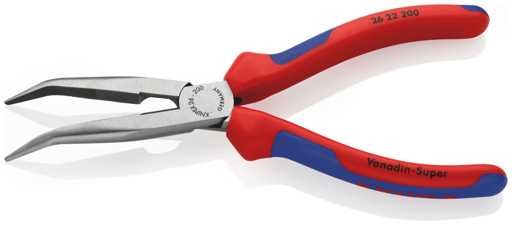 Длинногубцы чернёные KNIPEX 200 мм 2622200