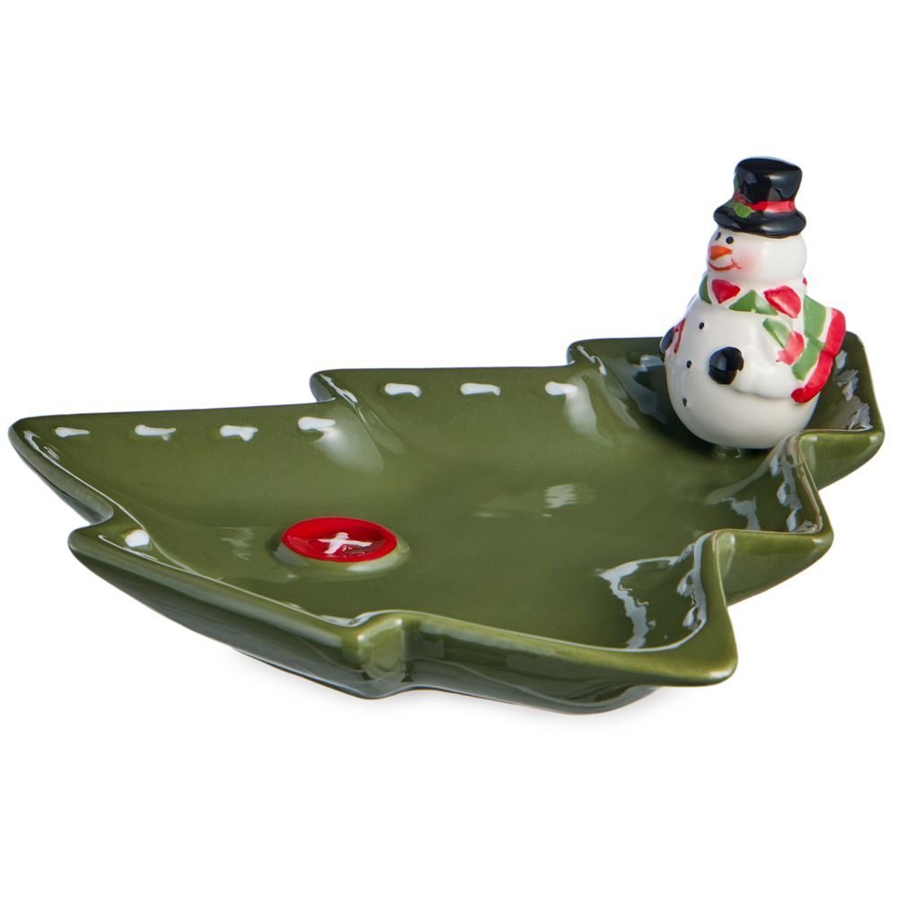 БЛЮДО СЕРВИРОВОЧНОЕ КОЛЛЕКЦИЯ "CHRISTMAS GIFT" 21*20,5*10 СМ