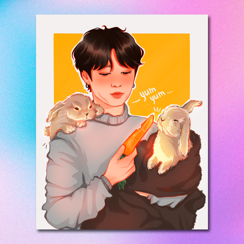 Арт принт / art.lior / BTS / Чонгук #1