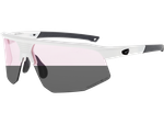 Спортивные очки GOG Kilo / White-Black / Photochromic Pink-Smoke Lens