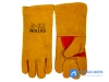 Перчатки пескоструйщика (кожа), оранжевые арт. EXT orange