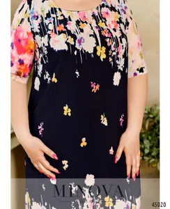 Платье 21-11-синий-купон Minova