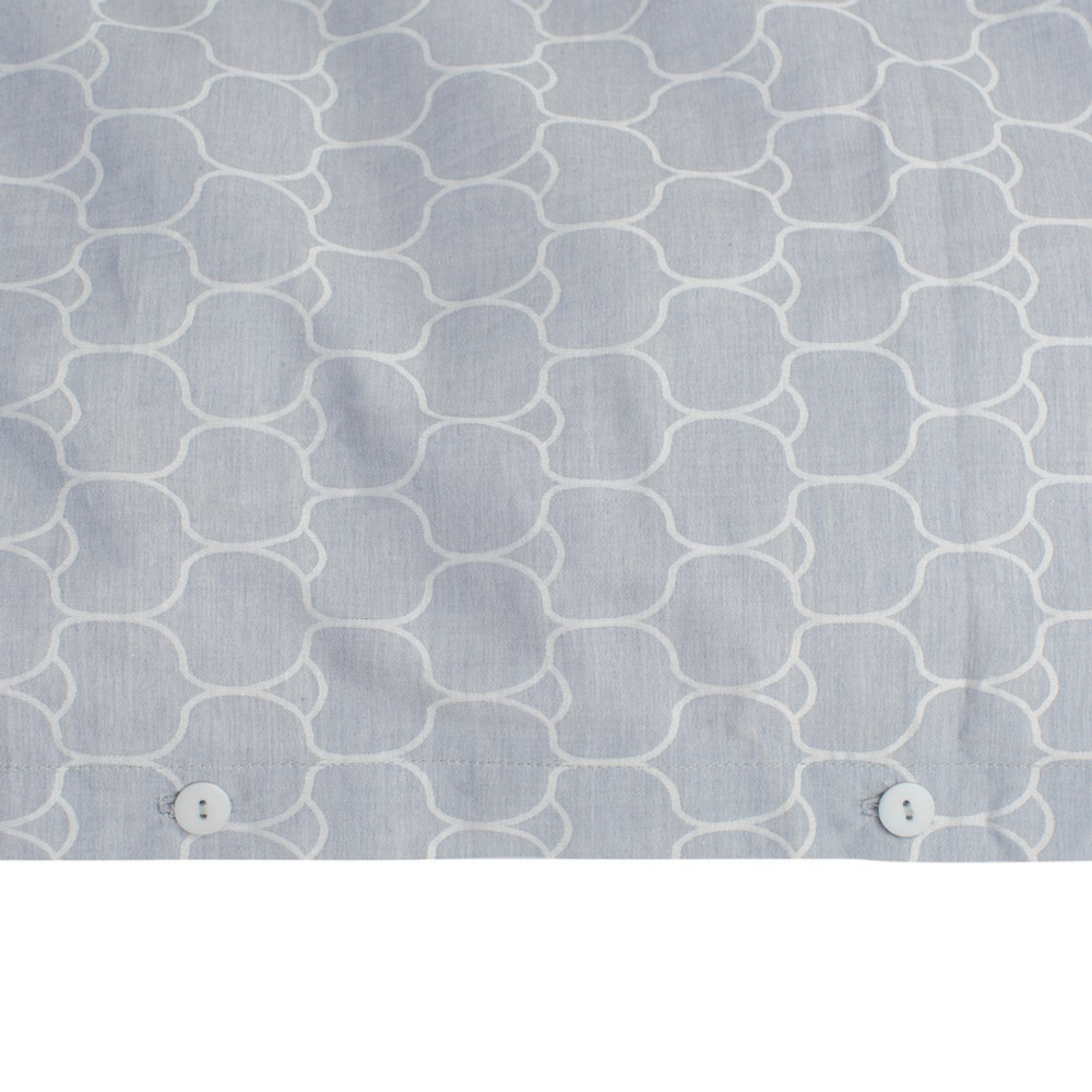 Пододеяльник жаккардовый с принтом "Хвойный вальс", Russian North, 200х200 см