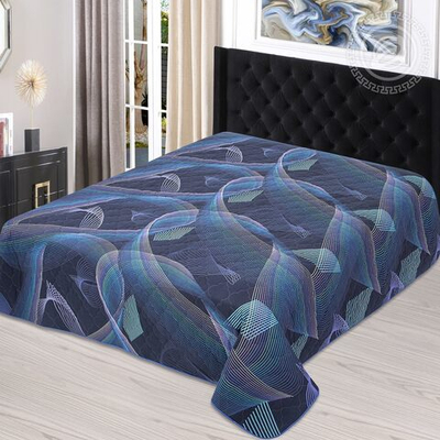 Покрывало стеганое из поплина 220*215 Мёбиус 2294 АРТПОСТЕЛЬ