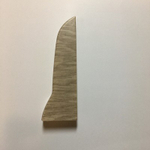 Заглушка правая к плинтусу "LIDER-75" 732 Дуб дворцовый