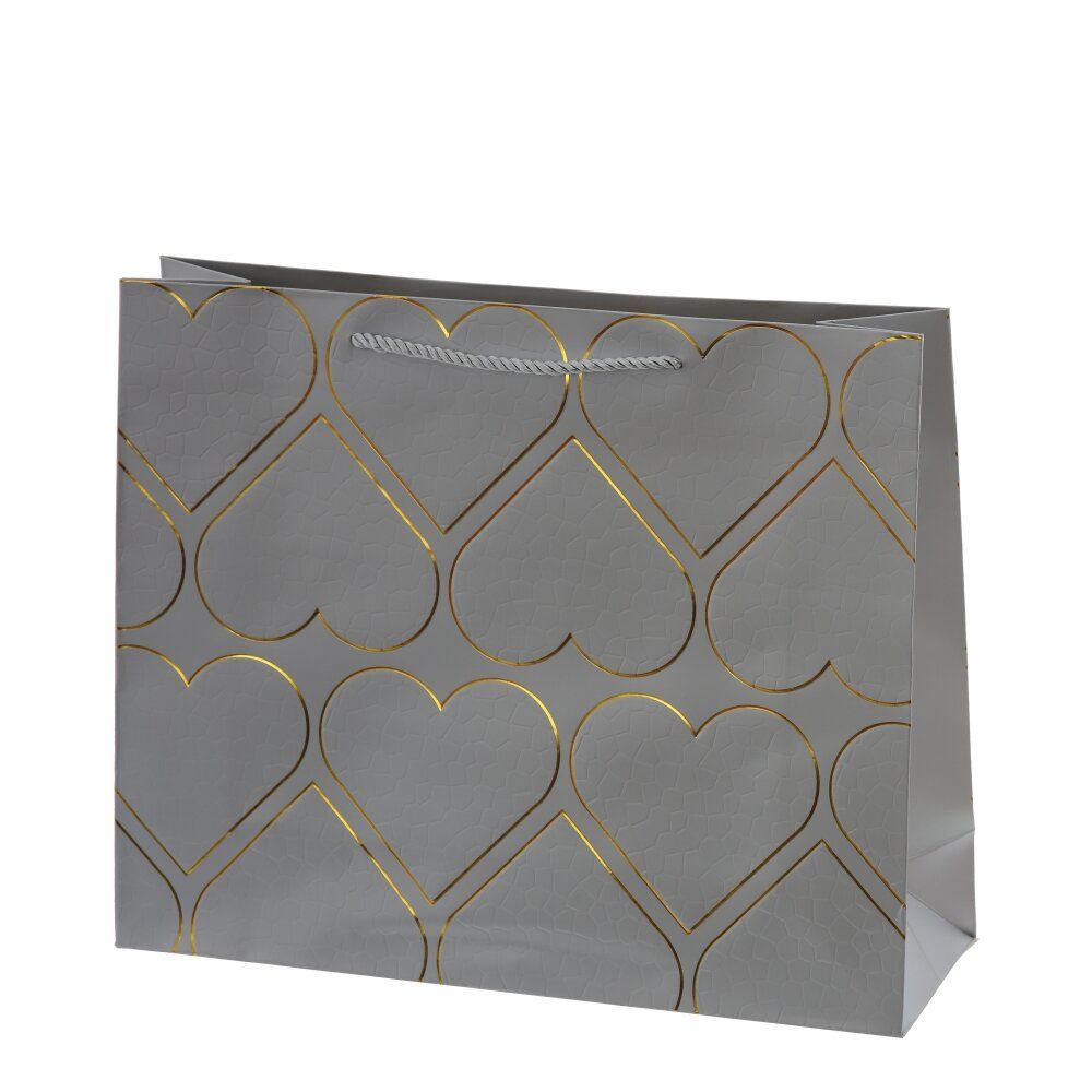 GAEM Пакет подарочный M (бумага 210г/м2, блок 12шт), L32 W10 H26 см, 4в.