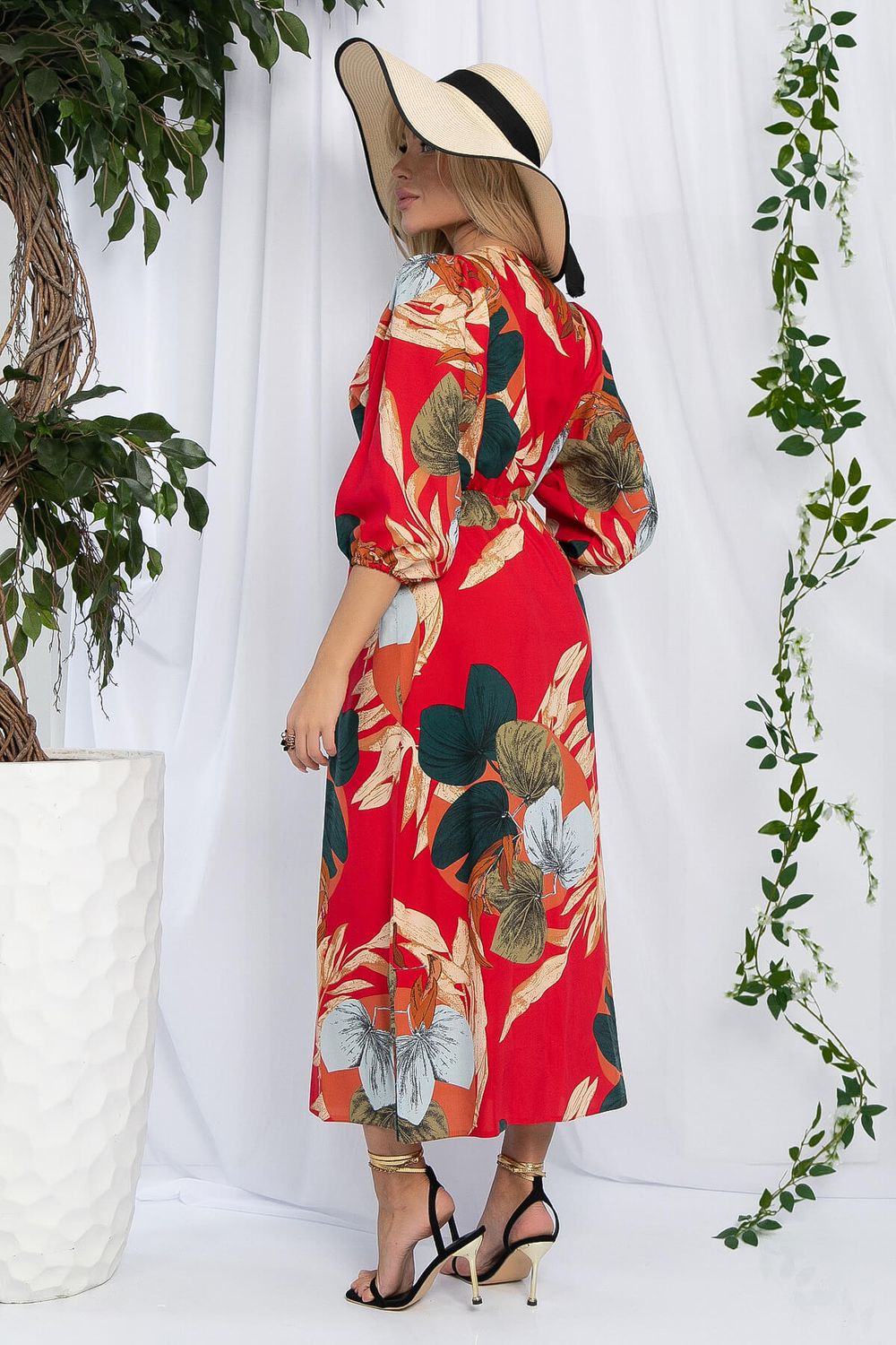 Платье Неповторимая (красное) П13137-34М LT Collection