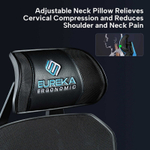 Эргономичное компьютерное кресло (для геймеров) Eureka TYPHON, Blue (ERK-GC05-BU)