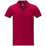 Morgan Двухцветное мужское поло с коротким рукавом