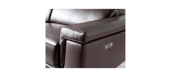 Диван 5319-3P /6051 3-х местный с реклайнером цвет CHOCOLATE