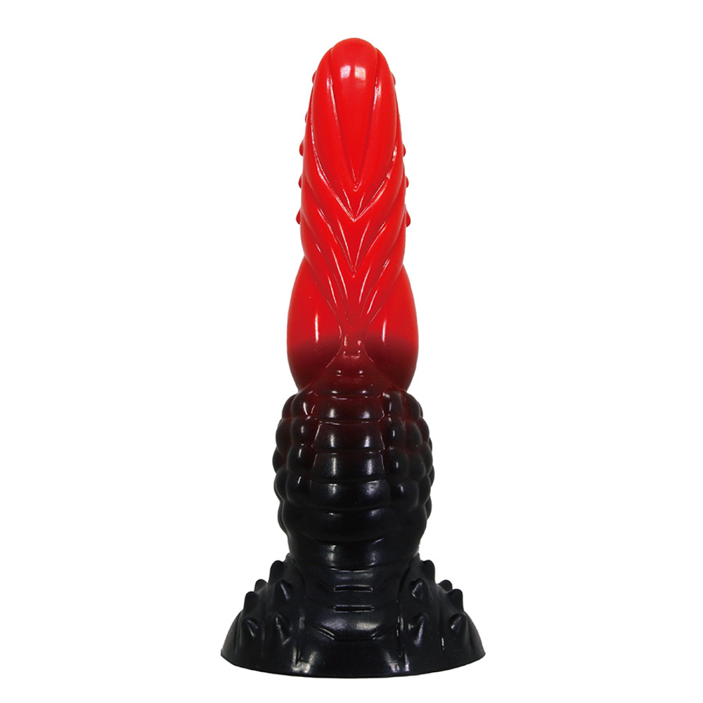 Фантазийный фаллоимитатор 24,5см Огненный Монстр на присоске Pretty Love Power Monsters Fire Dragon Fantasy Tentacle Dildo BW-008147