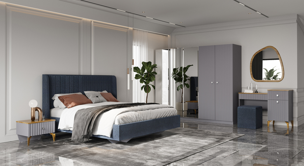 Коллекция “Лиана” Серая серебро