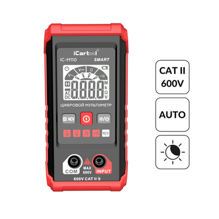 Смарт мультиметр цифровой iCartool IC-M110