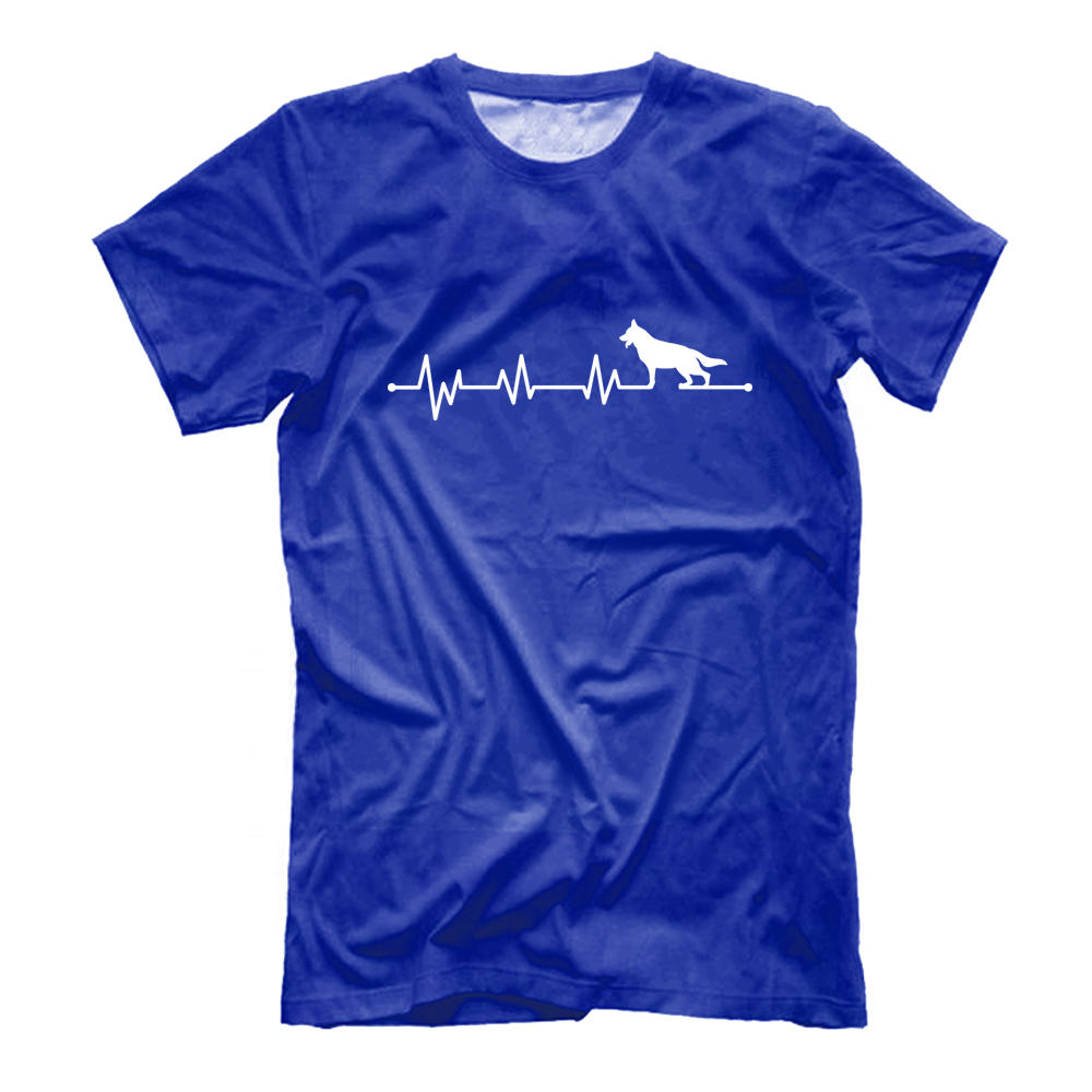 Футболка "Овчарка - сердечный ритм"