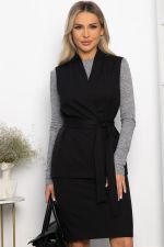 Костюм с юбкой Окси (черный) К14364-8М LT Collection