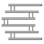 Полотенцесушитель MIXLINE SIMPLE PM4 50х60 1''