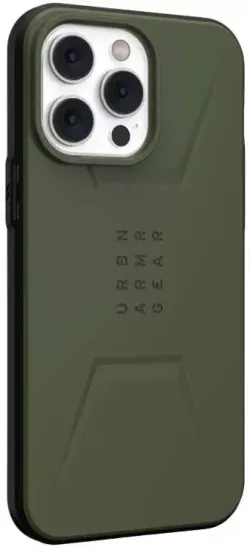 Чехол с поддержкой MAGSAFE Uag Civilian для iPhone 14 Pro 6.1", цвет оливковый (Olive Drab)