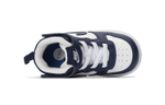 Baby Nike Mid 2 non-slip wear-resistant mid-top sneakers blue and white