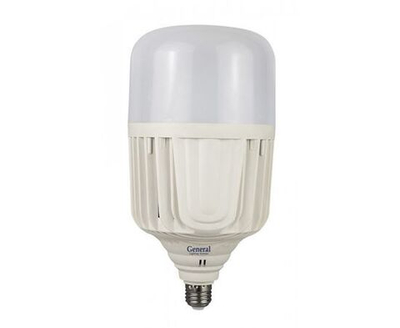 Лапочка General высокомощн. E27 80W(6000lm) 6500K 6K матов. 161х276мм (замена ДРВ) 694200, 1 шт.