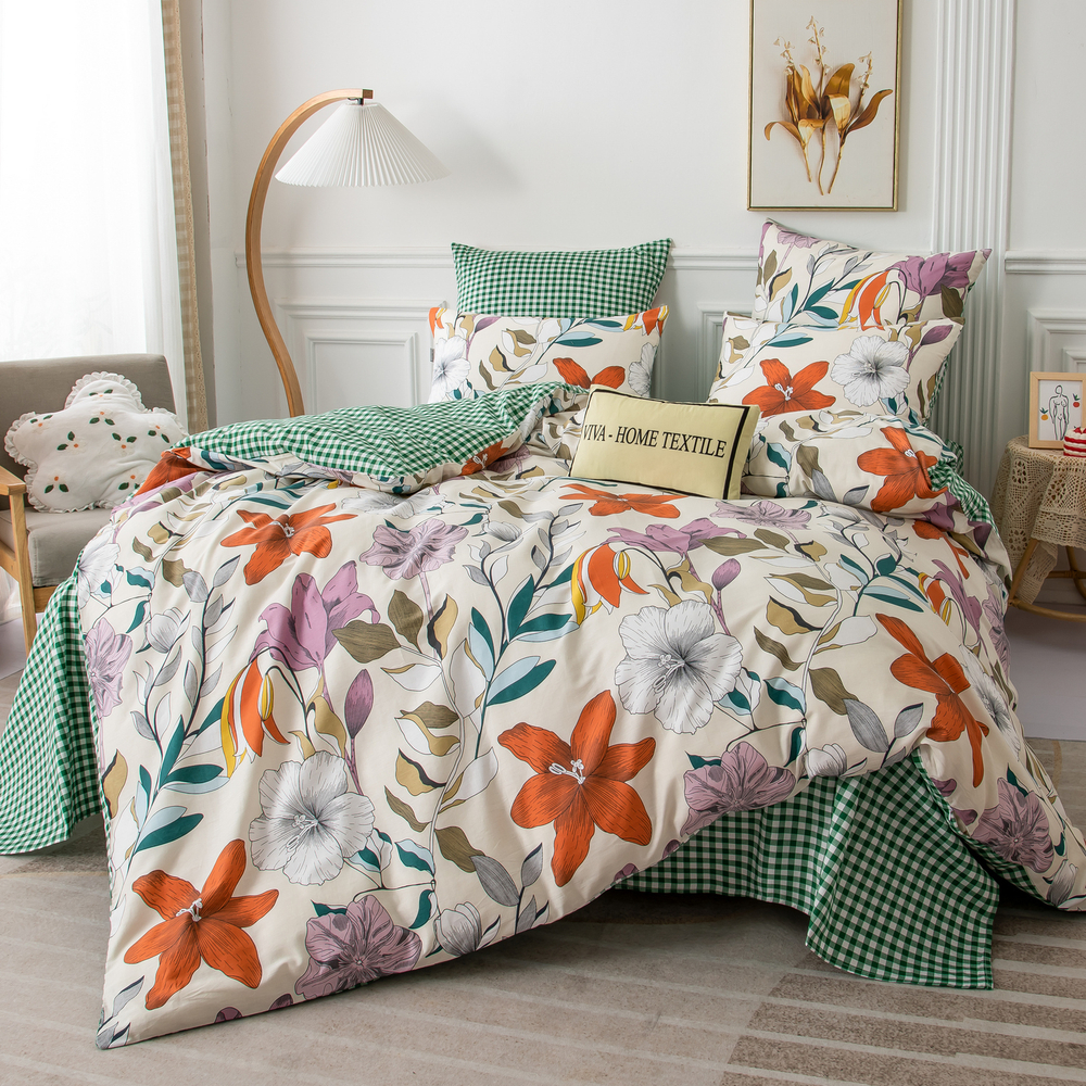 Комплект постельного белья Люкс Сатин 100% хлопок A275