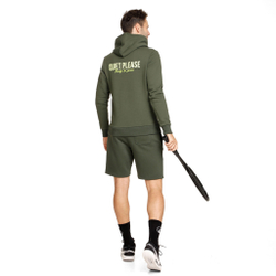 Мужская кофта теннисная Quiet Please ReadyToServe Hoody Men - Khaki, Yellow