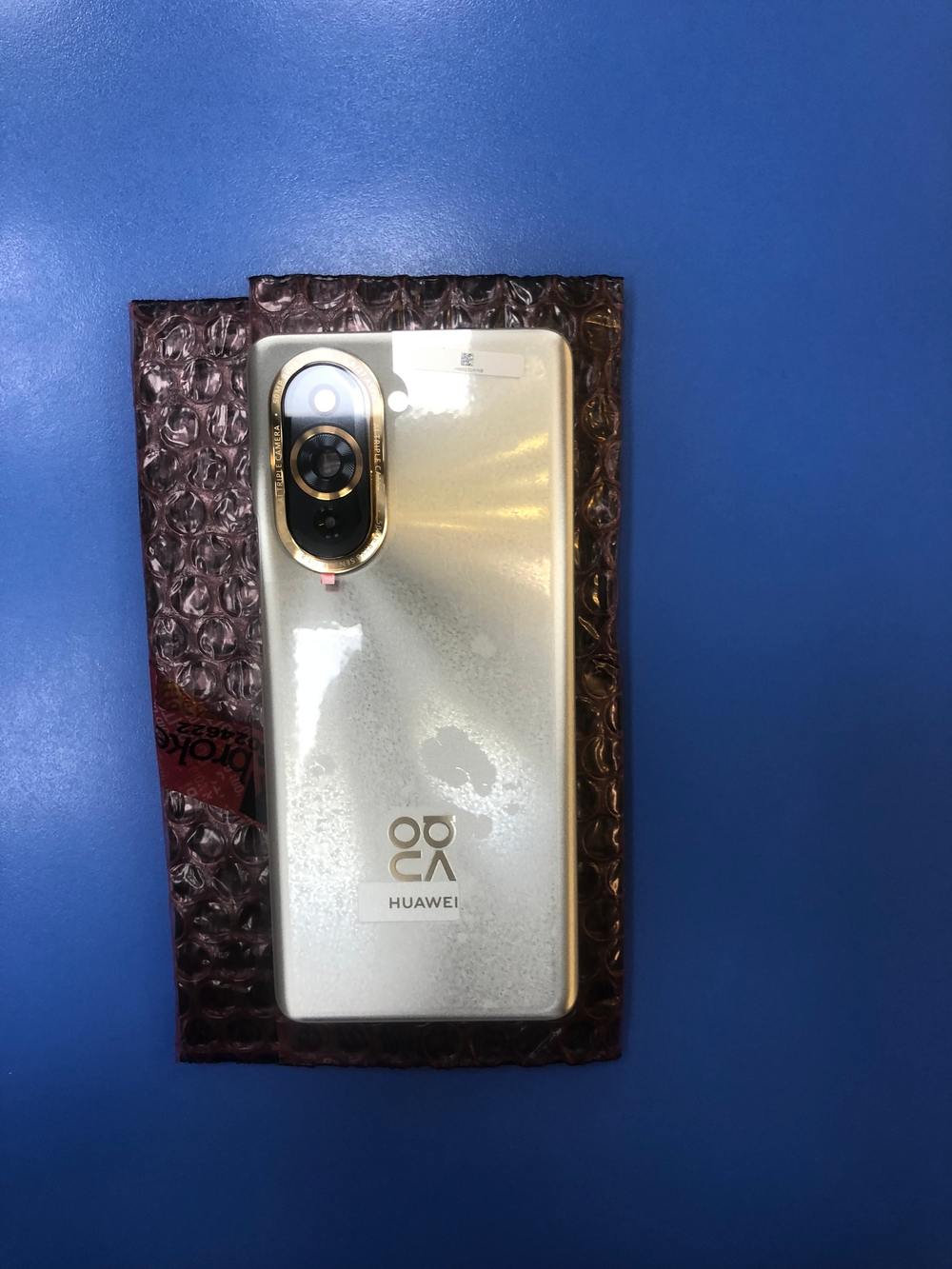 Huawei Nova 10 Pro  Задняя крышка в сборе со стеклом камеры серебро Оригинал Сервисная 02354YNB