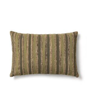Чехол для подушки Dorevi из жаккарда в зеленую полоску 40 x 60 см