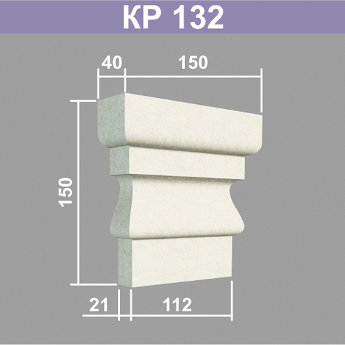 КР132 кронштейн (40х150х150мм)