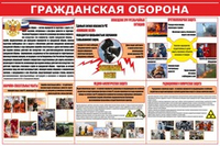 Информационный стенд "Гражданская оборона"