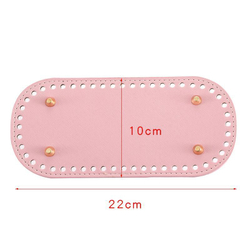 Донышко для сумки и корзинки (овал 10 *22 см, цвет бирюзовый) / основание для вязаных крючком сумок