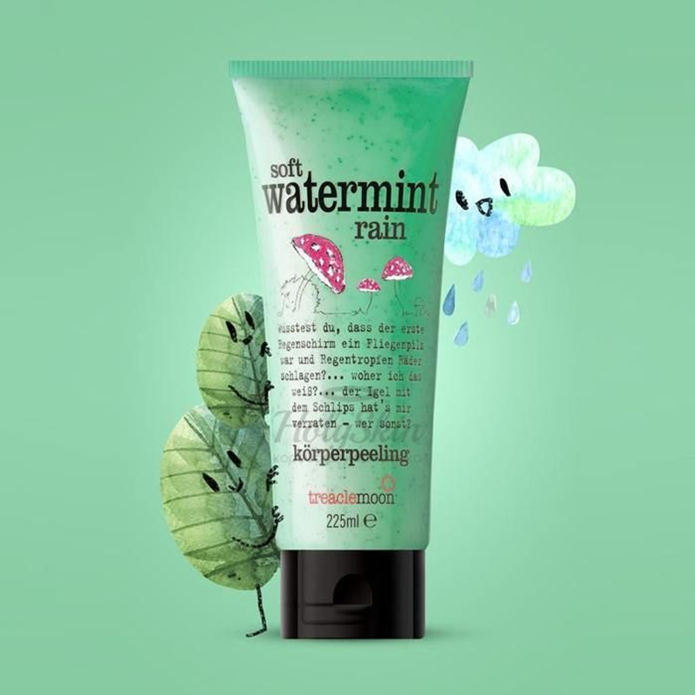 Скраб для тела Мятный дождь Treaclemoon Soft Watermint Rain Body Scrub, 225 мл