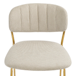 Стул барный eirill, шенилл, серый