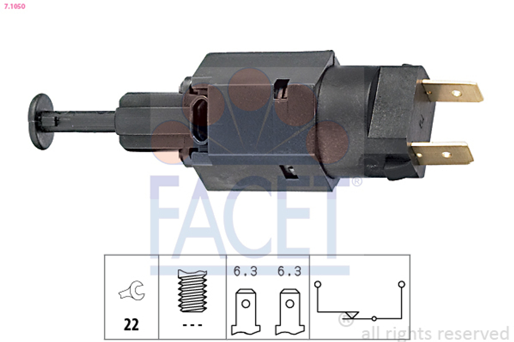 FACET - 71050-FAC - Prekidac za stop-svetlo