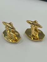 Запонки синие с собаками Wedgwood