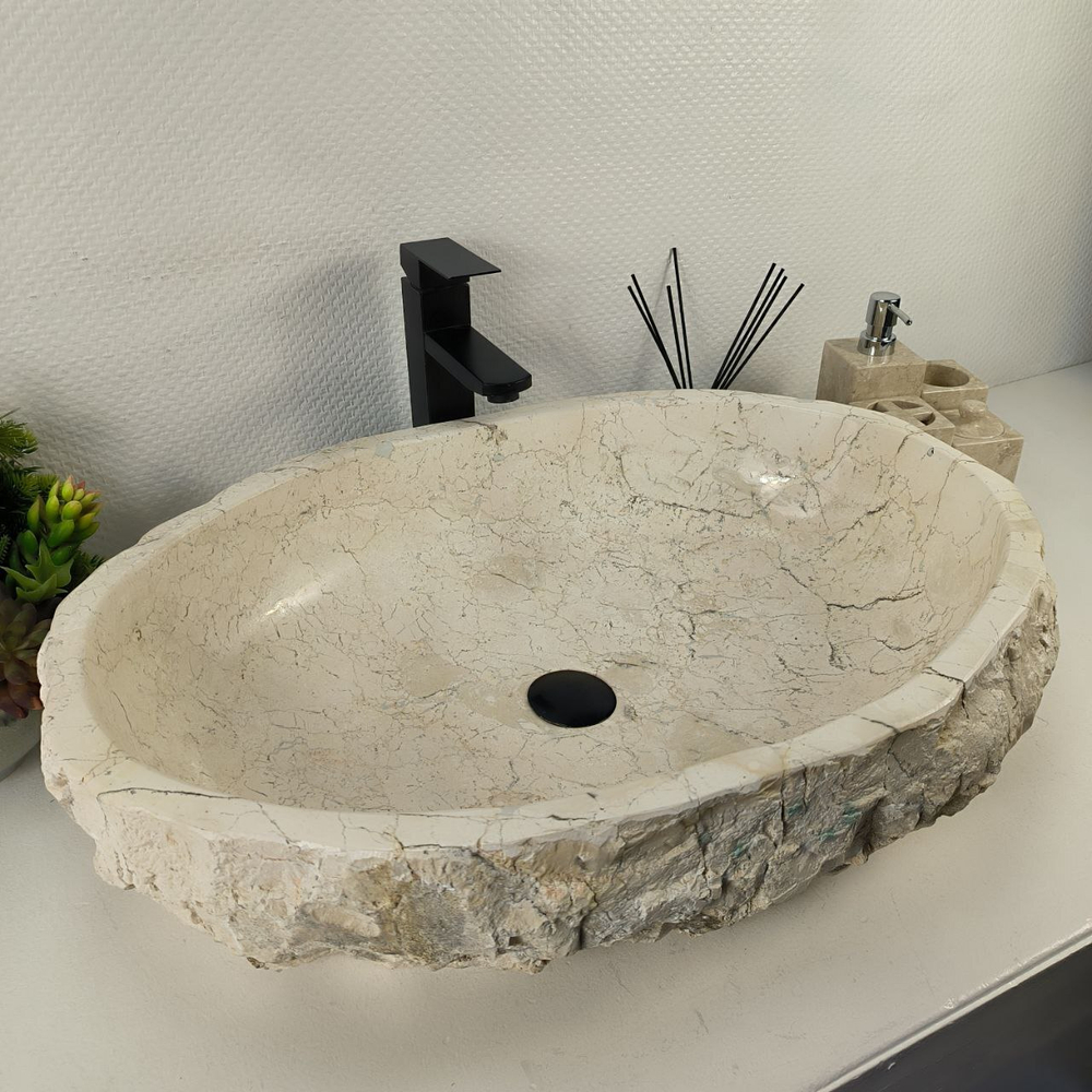 Раковина из мрамора Erozy Cream EM-65520 67*47*16 0880