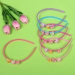 Ободок для волос детский на блистере «MiMi Boom - Принцесса», микс 6 цветов, 0,5см