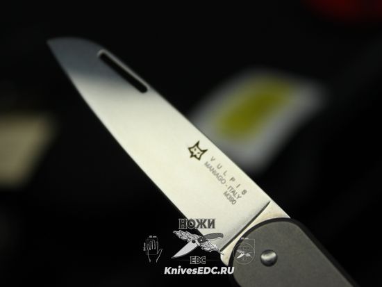 Нож FOX Knives FX-VP130 TI VULPIS клинок из стали M390, рукоять титан
