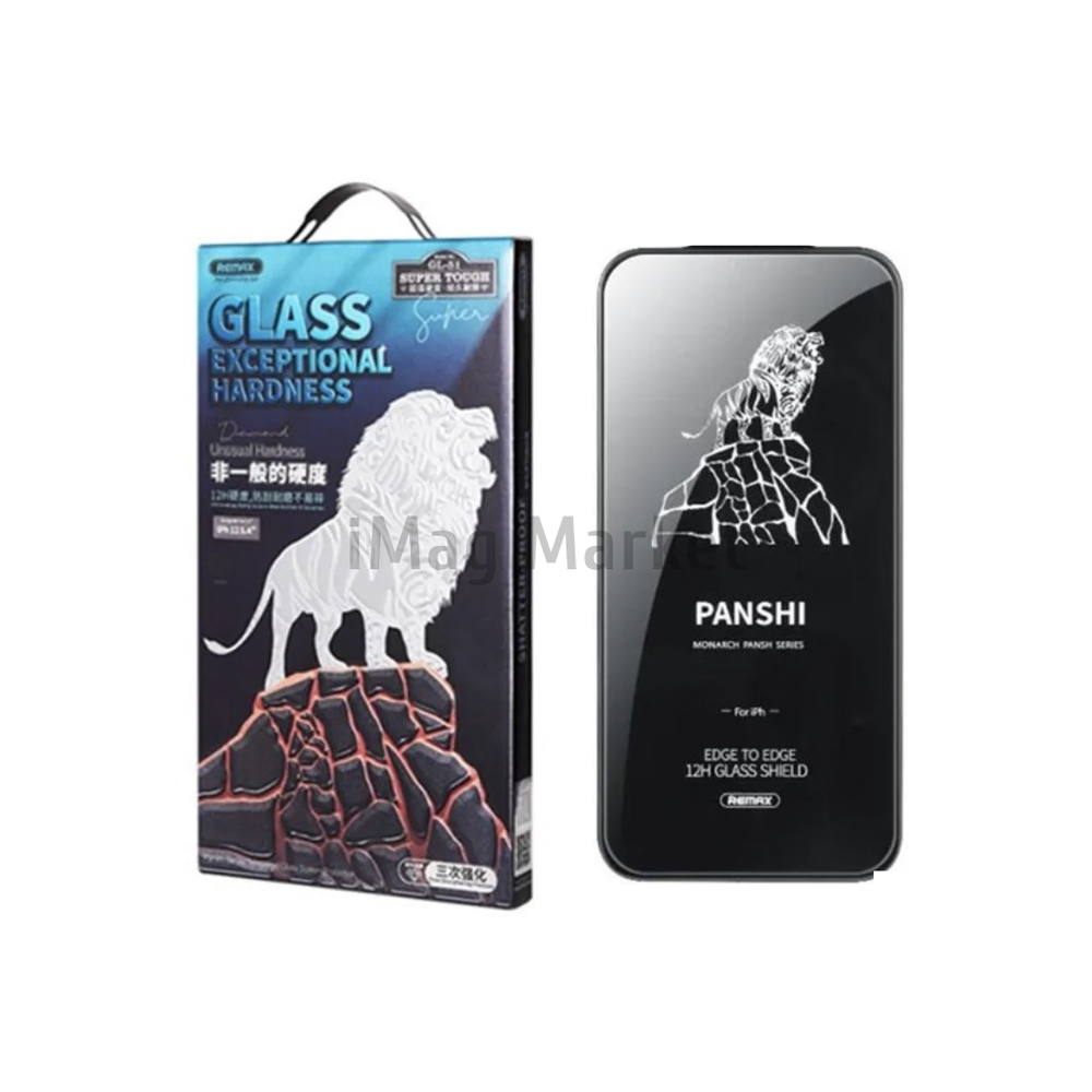 Защитное стекло REMAX GL-38 Panshi для Apple iPhone 12 mini, 3D, черная рамка, 0.44 мм