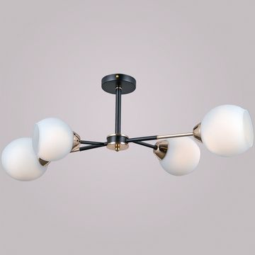 IL0715-4CSQ-24 BK GD LIBRA светильник потолочный