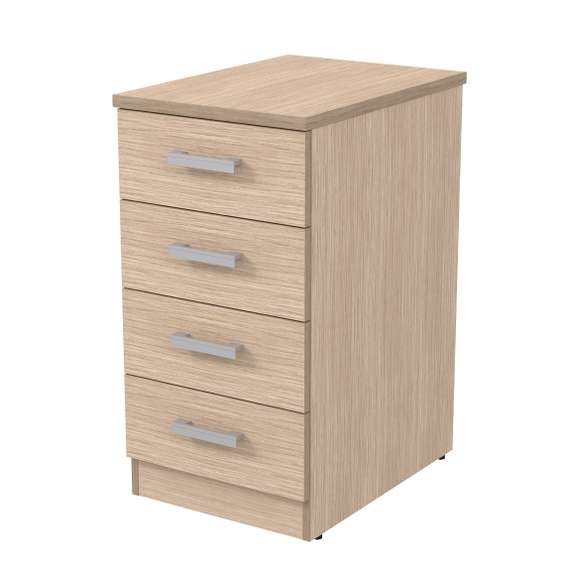 2Т.002.2 Тумба приставная с топом (394*550*750)